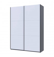 Шкаф-купе Doros G-Caiser Графит/Белый 2 ДСП / 3 части 180х60х240 DRS-011729 (44900262)