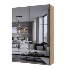 Шкаф купе Doros G-Caiser Дуб Эвок 2 Зеркала / 3 части 180х60х240 (DRS-011615)