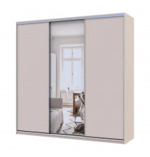 Шкаф-купе Doros Сити Лайт Кашемир 2 ДСП/1 зеркало 225х60х225 (80736383)