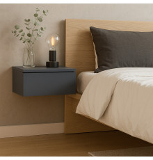 Прикроватная тумба Doros Левия Графит 1Ш 46х31х15 см