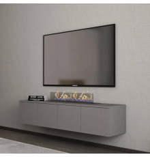 Тумба под ТВ Doros Левия Графит 4Д 160х35х33 см  (DRS-011788)