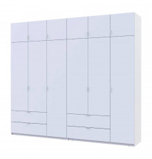 Шкаф для одежды Doros Лукас Белый 3+3 ДСП 270х50х240 DRS-011685 (42005114)