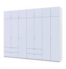 Шкаф для одежды Doros Лукас Белый 3+4 ДСП 295х50х240 DRS-011687 (42005122)