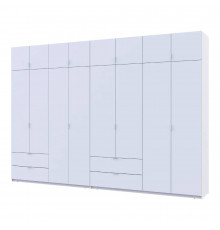 Шкаф для одежды Doros Лукас Белый 4+4 ДСП 340х50х240 DRS-011691 (42005138)