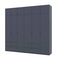 Шкаф для одежды Doros Лукас Графит 3+3 ДСП 255х50х240 DRS-011694 (42005113)