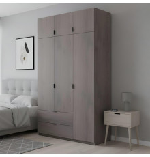 Шкаф распашной с антресолью Doros Лукас 135х50х240 см Канноло (DRS-011883)