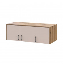 Антресоль Doros Ронди Дуб Артизан/Кашемир 3 ДСП 121х52х41 DRS-011602 (80737823)