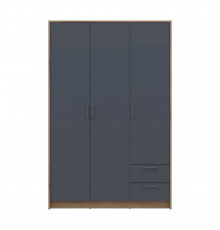 Шкаф для одежды Doros Ронди Дуб Артизан/Графит 3ДСП 121х52х195 DRS-011658 (80737814)