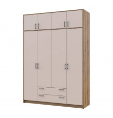 Шкаф для одежды Doros Ронди с антресолью Дуб Артизан/Кашемир 4ДСП 160х52х236 DRS-011668 (80737829)