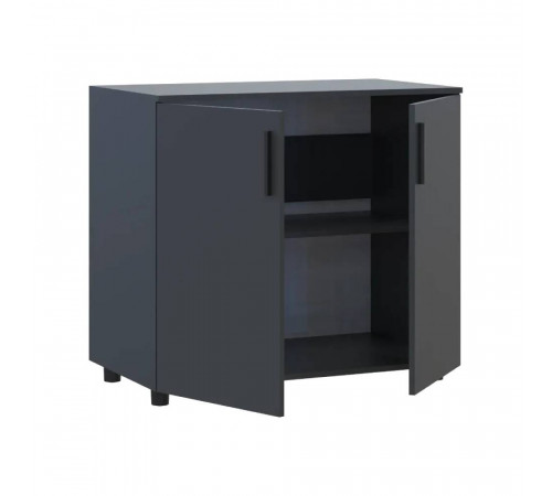 Комод Doros Торн Антрацит 2 ДСП 90х51.6х80 (DRS-012086)