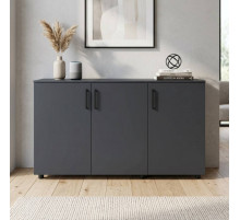 Комод Doros Торн Антрацит 3 ДСП 135х51.6х80 (DRS-012097)