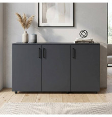 Комод Doros Торн Антрацит 3 ДСП 135х51.6х80 (DRS-012097)