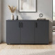 Комод Doros Торн Антрацит 3 ДСП 135х51.6х80 (DRS-012097)