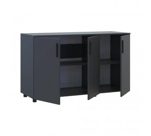 Комод Doros Торн Антрацит 3 ДСП 135х51.6х80 (DRS-012097)