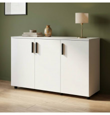 Комод Doros Торн Белый 3 ДСП 135х51.6х80 (DRS-012098)