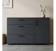 Комод Doros Торн Антрацит 3Ш/1Д 135х51.6х80 (DRS-012103)