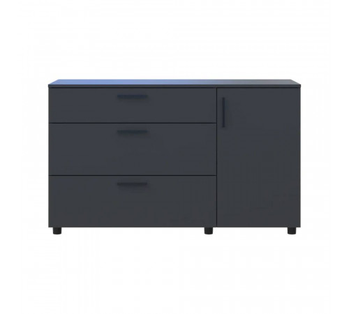 Комод Doros Торн Антрацит 3Ш/1Д 135х51.6х80 (DRS-012103)