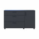 Комод Doros Торн Антрацит 3Ш/1Д 135х51.6х80 (DRS-012103)