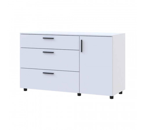 Комод Doros Торн Белый 3Ш/1Д 135х51.6х80 (DRS-012104)