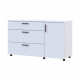 Комод Doros Торн Белый 3Ш/1Д 135х51.6х80 (DRS-012104)