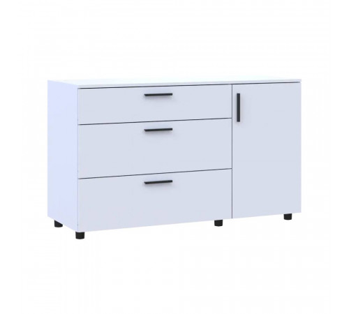 Комод Doros Торн Белый 3Ш/1Д 135х51.6х80 (DRS-012104)