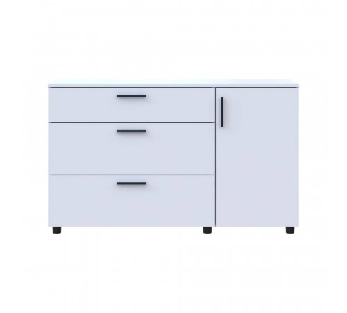 Комод Doros Торн Белый 3Ш/1Д 135х51.6х80 (DRS-012104)