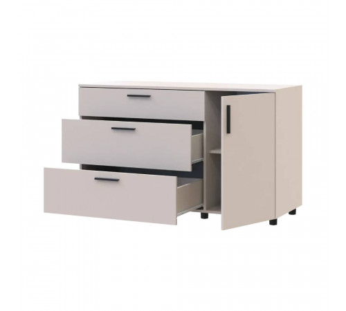 Комод Doros Торн Кашемир 3Ш/1Д 135х51.6х80 (DRS-012105)