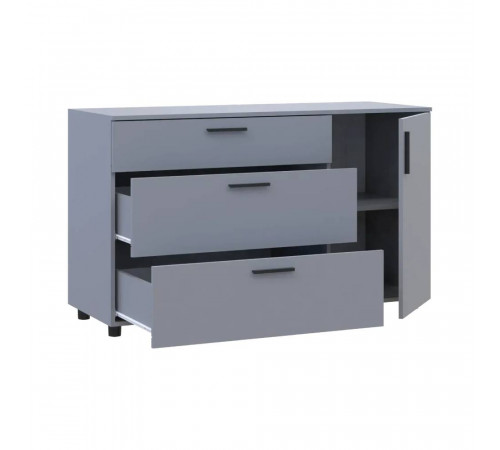 Комод Doros Торн Серый 3Ш/1Д 135х51.6х80 (DRS-012107)