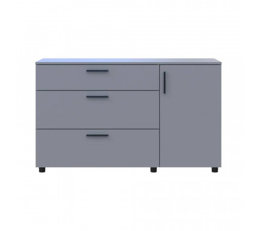 Комод Doros Торн Серый 3Ш/1Д 135х51.6х80 (DRS-012107)