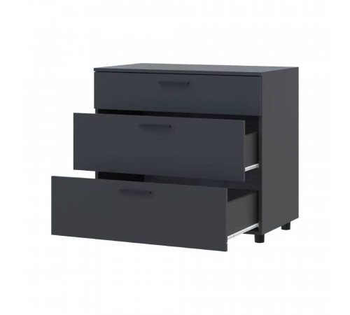 Комод Doros Торн Антрацит 3Ш 90х51.6х80 (DRS-012092)