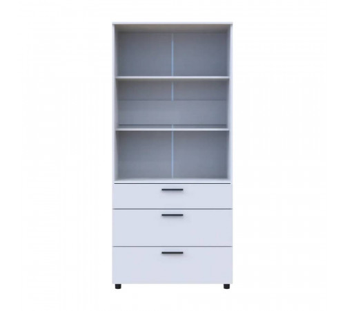 Шкаф для одежды Doros Торн Белый 2 ДСП/3Ш (полки) 90х51.6х200 (DRS-012020)
