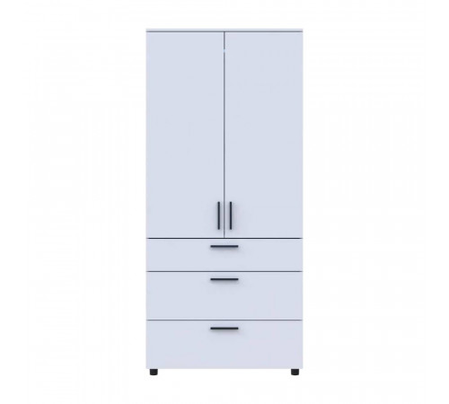 Шкаф для одежды Doros Торн Белый 2 ДСП/3Ш (полки) 90х51.6х200 (DRS-012020)