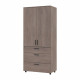 Шкаф для одежды Doros Торн Кремона Канноло 2 ДСП/3Ш (полки) 90х51.6х200 (DRS-012016)