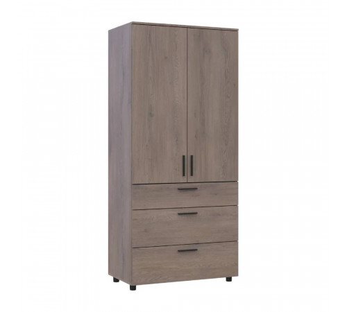 Шкаф для одежды Doros Торн Кремона Канноло 2 ДСП/3Ш (полки) 90х51.6х200 (DRS-012016)