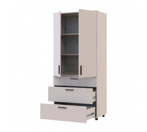 Шкаф для одежды Doros Торн Кашемир 2 ДСП/3Ш (полки) 90х51.6х200 (DRS-012028)
