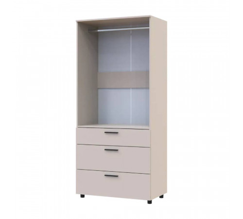 Шкаф для одежды Doros Торн Кашемир 2 ДСП/3Ш (штанга) 90х51.6х200 (DRS-012029)