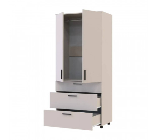 Шкаф для одежды Doros Торн Кашемир 2 ДСП/3Ш (штанга) 90х51.6х200 (DRS-012029)
