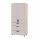 Шкаф для одежды Doros Торн Кашемир 2 ДСП/3Ш (полки) 90х51.6х200 (DRS-012028)