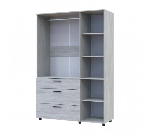 Шкаф для одежды Doros Торн Сосна Натти 3 ДСП/3Ш (штанга) 135х51.6х200 (DRS-012081)