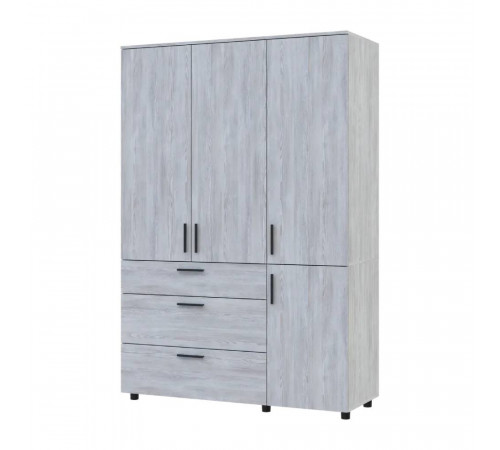 Шкаф для одежды Doros Торн Сосна Натти 3 ДСП/3Ш (полки) 135х51.6х200 (DRS-012080)