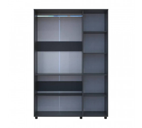 Шкаф для одежды Doros Торн Антрацит 3 ДСП (штанга) 135х51.6х200 (DRS-012083)