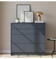 Комод Doros Дейл Графит 4Ш 90х41х85 (DRS-011950)