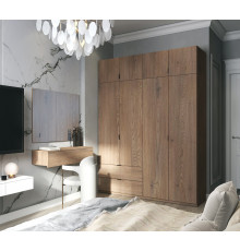 Шкаф распашной с антресолью Doros Лукас 180х50х240 см Канноло (DRS-011882)