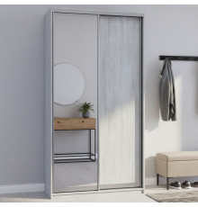 Шкаф купе Doros Сити Лайт Сосна Натти 1 ДСП / 1 зеркало 120х60х225 (DRS-011959)