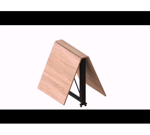 Стол-книга трансформер Орион 2 Ferrum-decor 750x1520x730 Белый металл ДСП Белое 16 мм (FRD-104590)