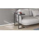 Столик Терри Ferrum-decor 650x440x330 Черный металл ДСП Сосна Кембра 16 мм (FRD-104650)
