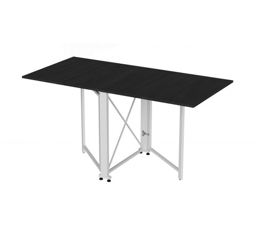 Стол-книжка трансформер Орион 2 Ferrum-decor 750x1520x730 Белый металл ДСП Сосна Кембра 16 мм (FRD-104592)