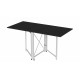 Стол-книжка трансформер Орион 2 Ferrum-decor 750x1520x730 Белый металл ДСП Сосна Кембра 16 мм (FRD-104592)