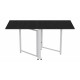 Стол-книжка трансформер Орион 2 Ferrum-decor 750x1520x730 Белый металл ДСП Сосна Кембра 16 мм (FRD-104592)