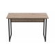 Компьютерный стол Ferrum-decor Коди 75x140x60 черный ДСП Дуб Сан-Марино 16мм (FRD-103754)